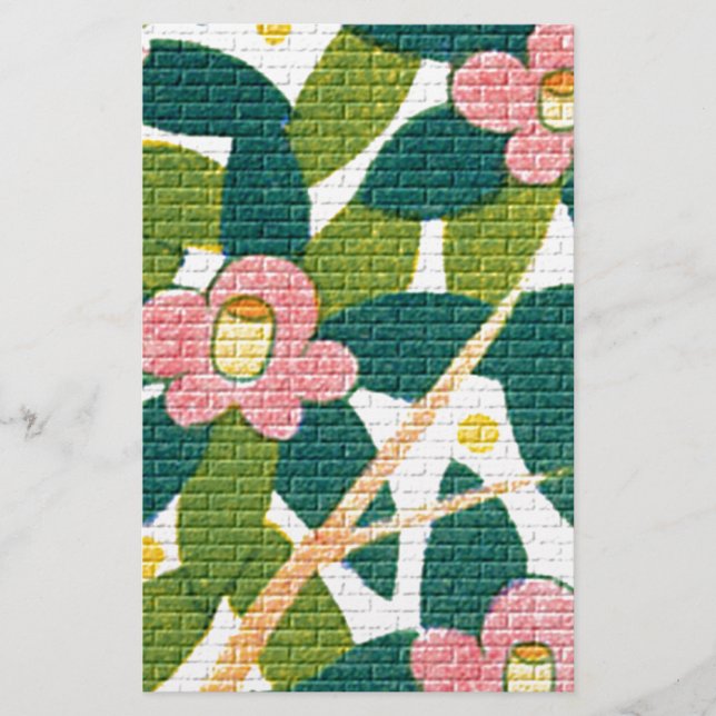 Papier Élégant Floral & Vins (Devant)