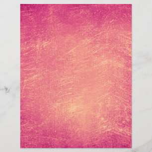 Papier Elégant Hibiscus framboise Rose Scratches Texture