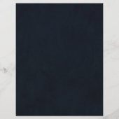 Papier Élégant jeu de bingo de la nuptiale florale hivern (Dos)