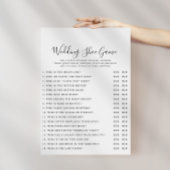 Papier Élégant jeu de chaussures de mariage en calligraph