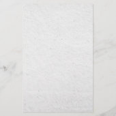 Papier Élégant jeu de Fête des mariées botanique Fleur sa (Dos)