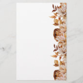 Papier Élégant jeu de Fête des mariées d'automne (Dos)