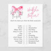 Papier Elégant Jeu de Fête des mariées de la ceinture ros (Devant)