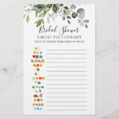 Papier Élégant jeu de Fête des mariées double face Eucaly (Devant)