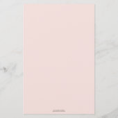 Papier Élégant Jeu de traditions florales Mariages (Dos)