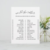 Papier Élégant Jeux de Fête des mariées moderne à deux cô (Debout devant)