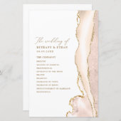 Papier Élégant Mariage d'âge d'ivoire or (Devant / Derrière)