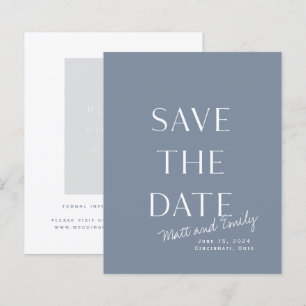 Papier Élégant minimal Enregistrer la date