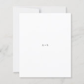 Papier Elegant Modern Neutral Wedding Invitation (Dos)