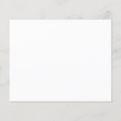 Papier Élégant Monogramme Gold Budget Mariage Enregistrer (Dos)