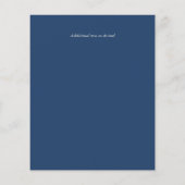 Papier Elégant PEACOCK FEATHER Mariage Inviter BUDGET (Dos)