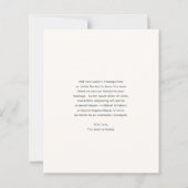 Papier Elegant Plaid Budget Christmas Card (Dos)