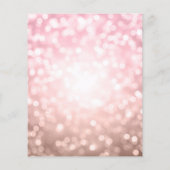 Papier Élégant Rose Gold 30e anniversaire Invitation de f (Dos)