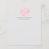 Papier Élégant Rose or moderne Mariage Étincelle (Dos)