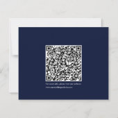 Papier Élégant Script Calligraphy & QR Code Enregistrer L (Dos)