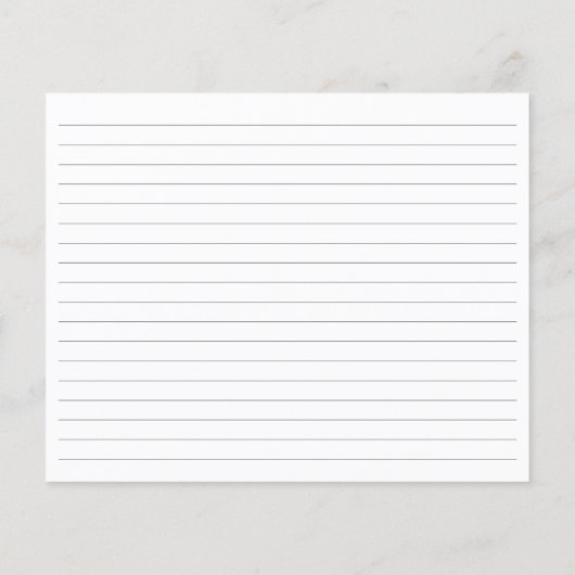 Papier Élégant Script Gold Monogram Greenery Recette Cart (Dos)