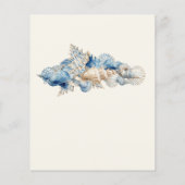 Papier Elegant Seashell Would She Rather Baby Shower Brid (Dos)
