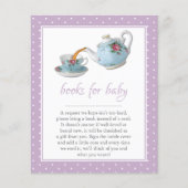 Papier Elégant Teacups Baby shower Tea Party Demande de r (Devant)