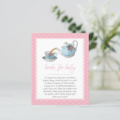 Papier Elégant Teacups Baby shower Tea Party Demande de r (Debout devant)