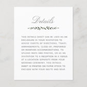 Papier Élégant traditionnel Olive Branch Détails de la co (Devant)