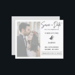 Papier Élégant Vellum Script Photo Mariage Enregistrer La<br><div class="desc">Cet Élégant Vellum Script Photo Wedding Enregistrer La Date ​ Est Un Modèle Parfait "Enregistrer La Carte Date" Que Vous Pouvez Customiser Pour Correspondre À Vos Couleurs, Styles. Créez Votre Invitation Parfaite Avec Ce Modèle Préconçu, Vous Pouvez Facilement Personnaliser Pour Être Le Vôtre Uniquement. Pour Plus De Personnalisation, Cliquez Sur...</div>