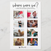 Papier Elégante 8 photos en couple | Où Nous Sommes Joués (Devant)