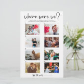 Papier Elégante 8 photos en couple | Où Nous Sommes Joués (Debout devant)