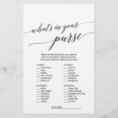 Papier Élégante Calligraphie Comment Bien Connaissez-Vous (Dos)