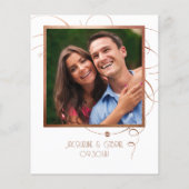 Papier Élégante calligraphie de script classique Enregist (Dos)