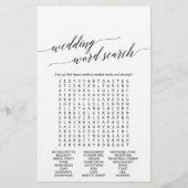 Papier Élégante Calligraphie Noire "Il A Dit Qu'Elle A Di (Dos)