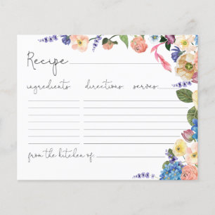 Papier Elégante Fantastique Fête des mariées Florale Rece