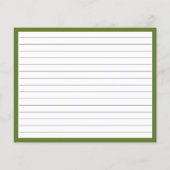 Papier Elégante Fête des mariées Fleur sauvage Recette (Dos)