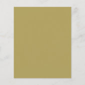 Papier Elégante Invitation Or/BUDGET/Baptême. (Dos)