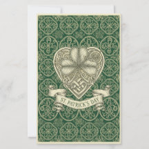 Élégante journée de la Saint-Patrick Valeur Trèfle