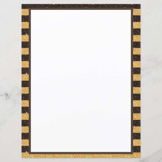 Papier Élégante Parties scintillant Brown or Éclairage Pe (Dos)