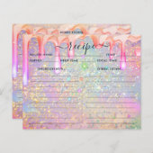 Papier Elégante Parties scintillant Holographique Gold Dr (Devant / Derrière)