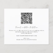 Papier Élégante photo budgétaire Enregistrer la date (Dos)