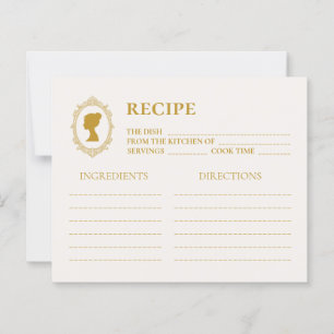 Papier Élégante réception de mariage dorée de l'ère Régen