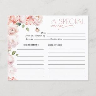 Papier Elégante recette de Fête des mariées florale rose
