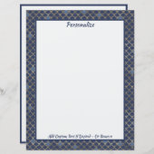 Papier Elégante Sirène Or Scales Ocean Beach Thème (Devant / Derrière)