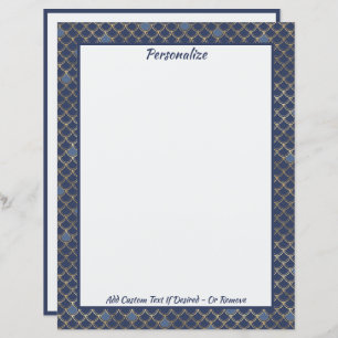 Papier Elégante Sirène Or Scales Ocean Beach Thème