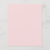 Papier Élégantes Fleurs Jardin Budget Baby shower Invitat (Dos)