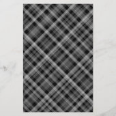 Papier Élégants Snowflakes Plaid Faire-part de mariage no (Dos)