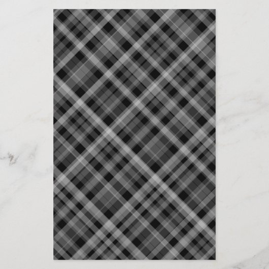 Papier Élégants Snowflakes Plaid Faire-part de mariage no (Dos)