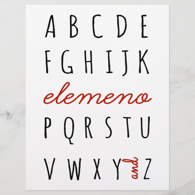 Papier Elemeno (Devant)