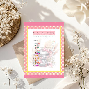 Papier Élément Rose Éléphant Douce Jeu d'émoji pour Baby