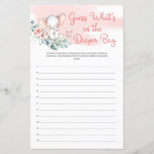 Papier Eléphant Eucalyptus Devinez ce qui se passe dans l