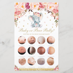 Papier Eléphant Floral Blush What's In Your Phone Game