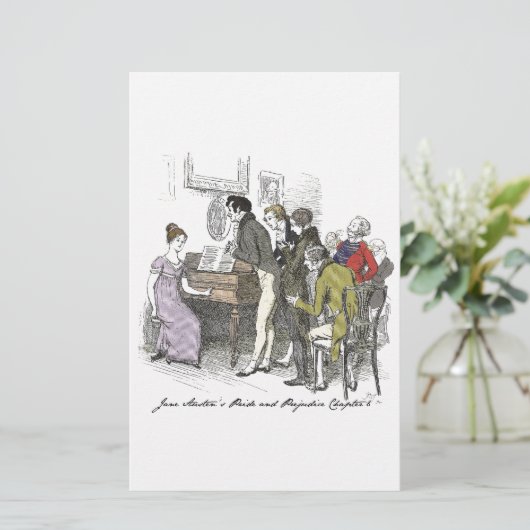 Papier Elizabeth Performs - Jane Austen Pride & Prejudice (Debout devant)