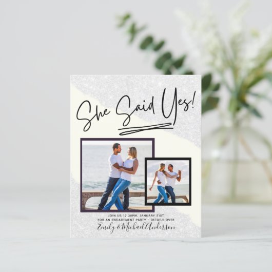 Papier Elle A Dit Oui! (Debout devant)